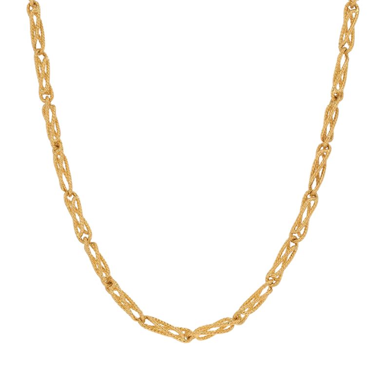Collier sautoir vintage or jaune 60.34g Comme neuf -  reconditionné disponible sur Gemme Les Bijoux